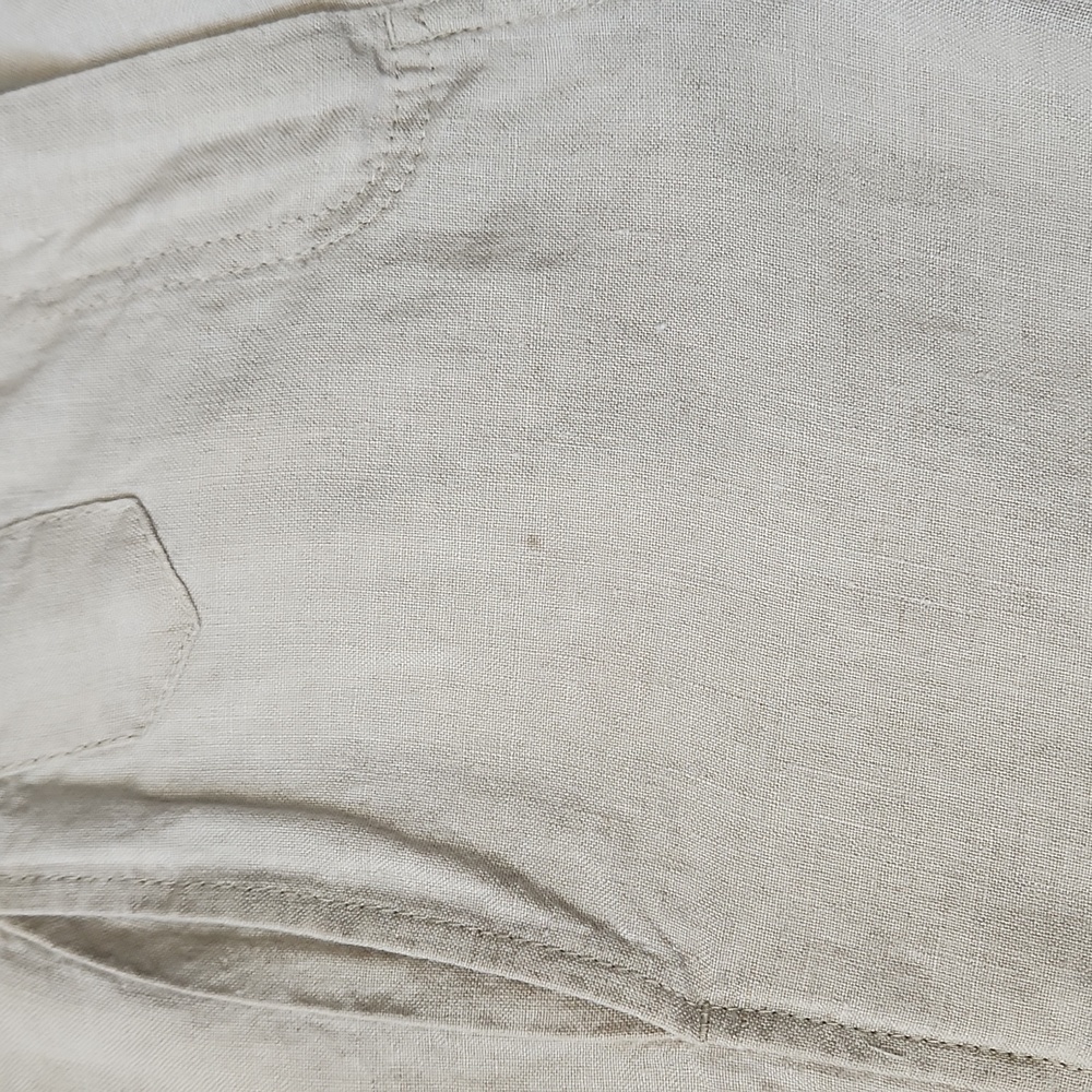 J. JILL LOVE LINEN Flat Front Chino 100% Linen Shorts - Picture 9 of 9